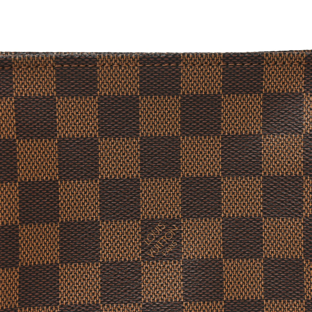 Louis Vuitton Damier Ebene Trousse Make Up Bag Pochette