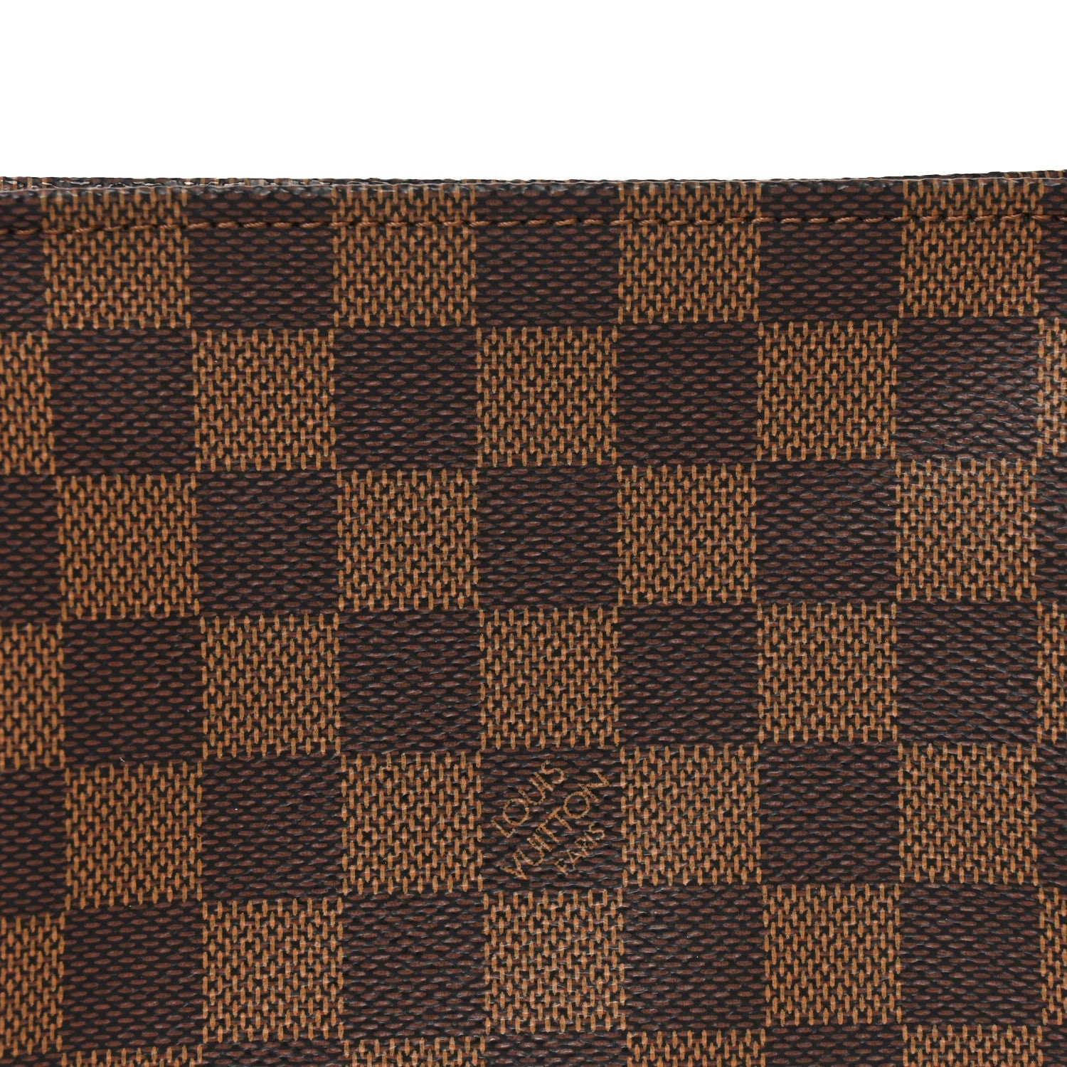 Louis Vuitton Damier Ebene Trousse Make Up Bag Pochette