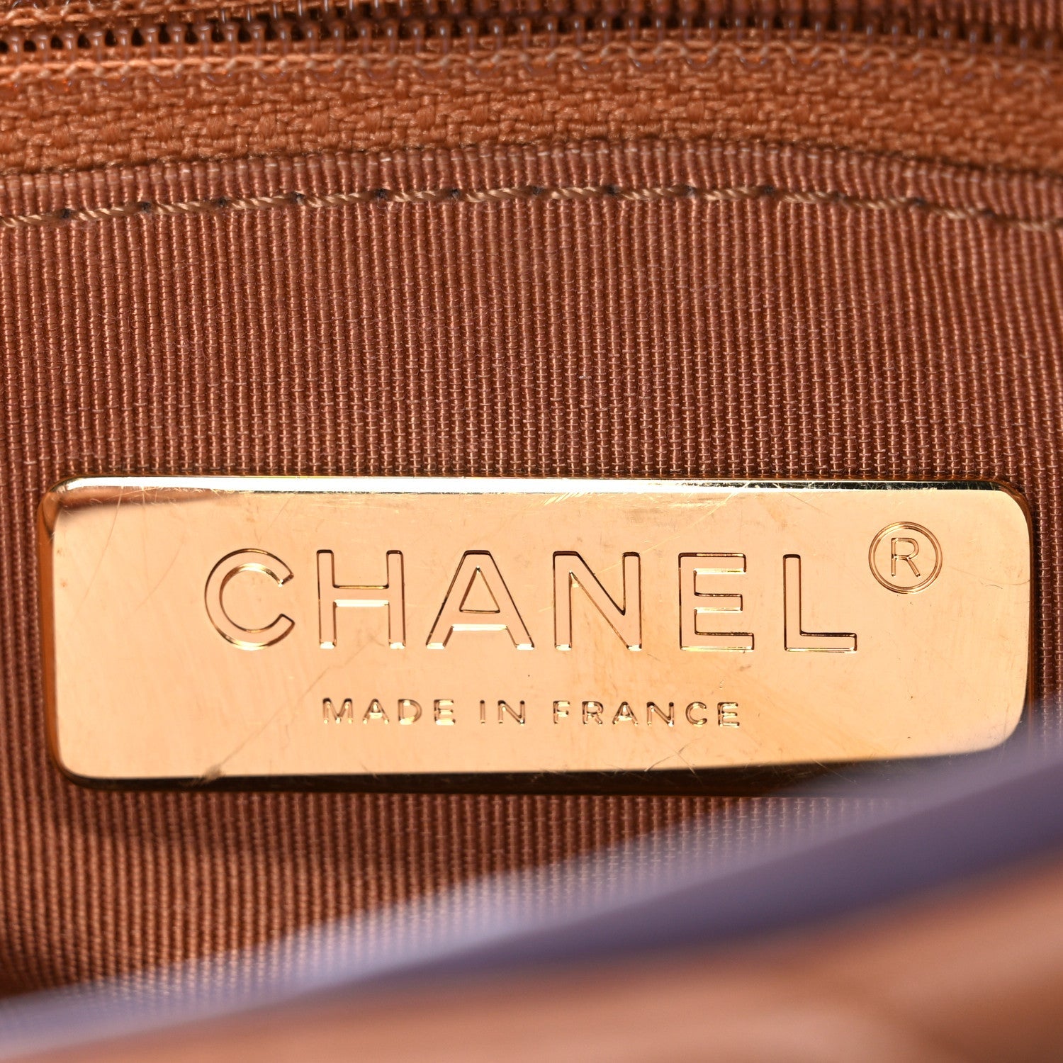 Chanel Lambskin Quilted Medium Chanel 19 Flap Brown