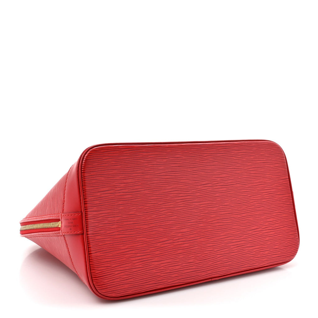 Louis Vuitton Epi Alma PM Castillan Red