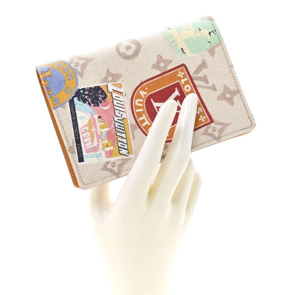 Louis Vuitton Monogram Flight Mode Passport Cover Dune