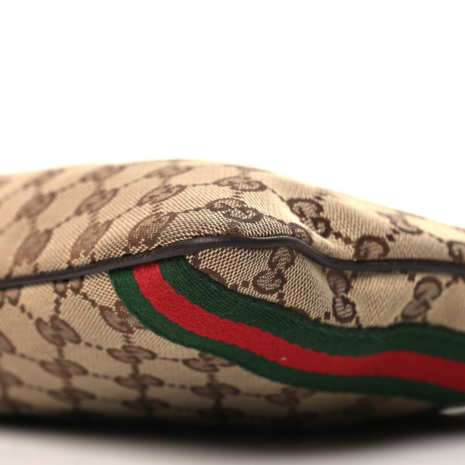 Gucci Monogram Web Jolicoeur Charms Messenger Dark Brown