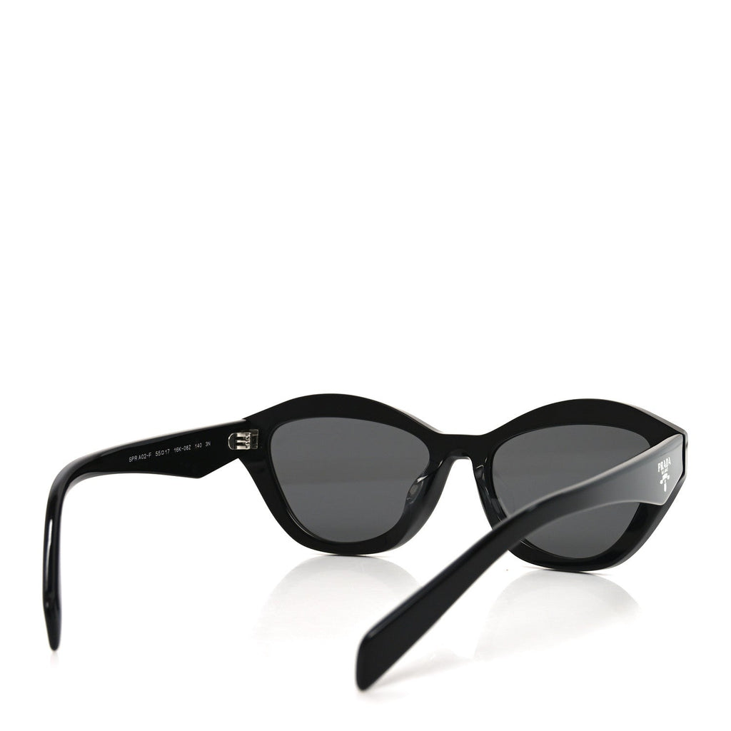 Prada Acetate Logo Sunglasses SPR A02-F Black