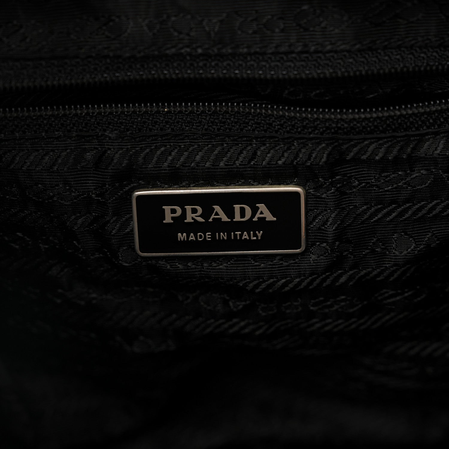 Prada Tessuto Nylon Vela Cinch Backpack Black