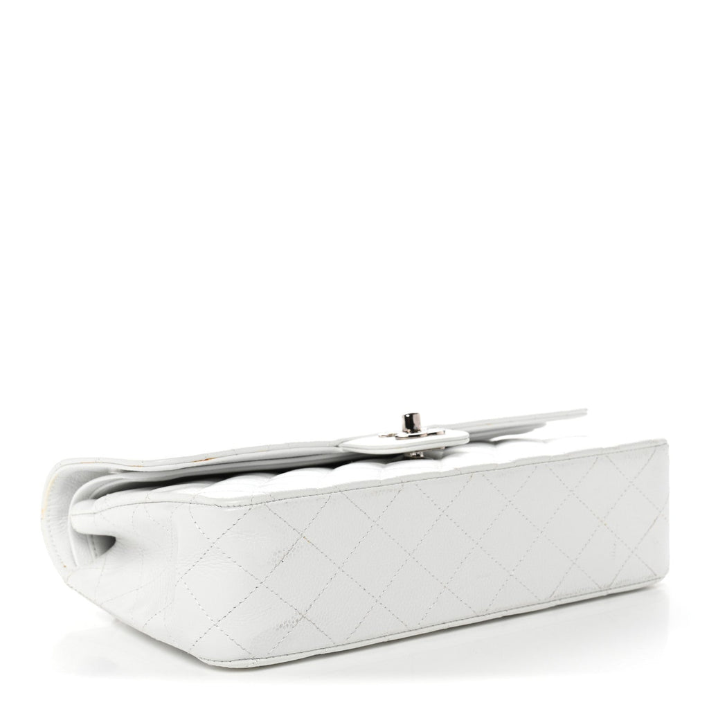 Chanel Caviar Quilted Medium Double Flap White