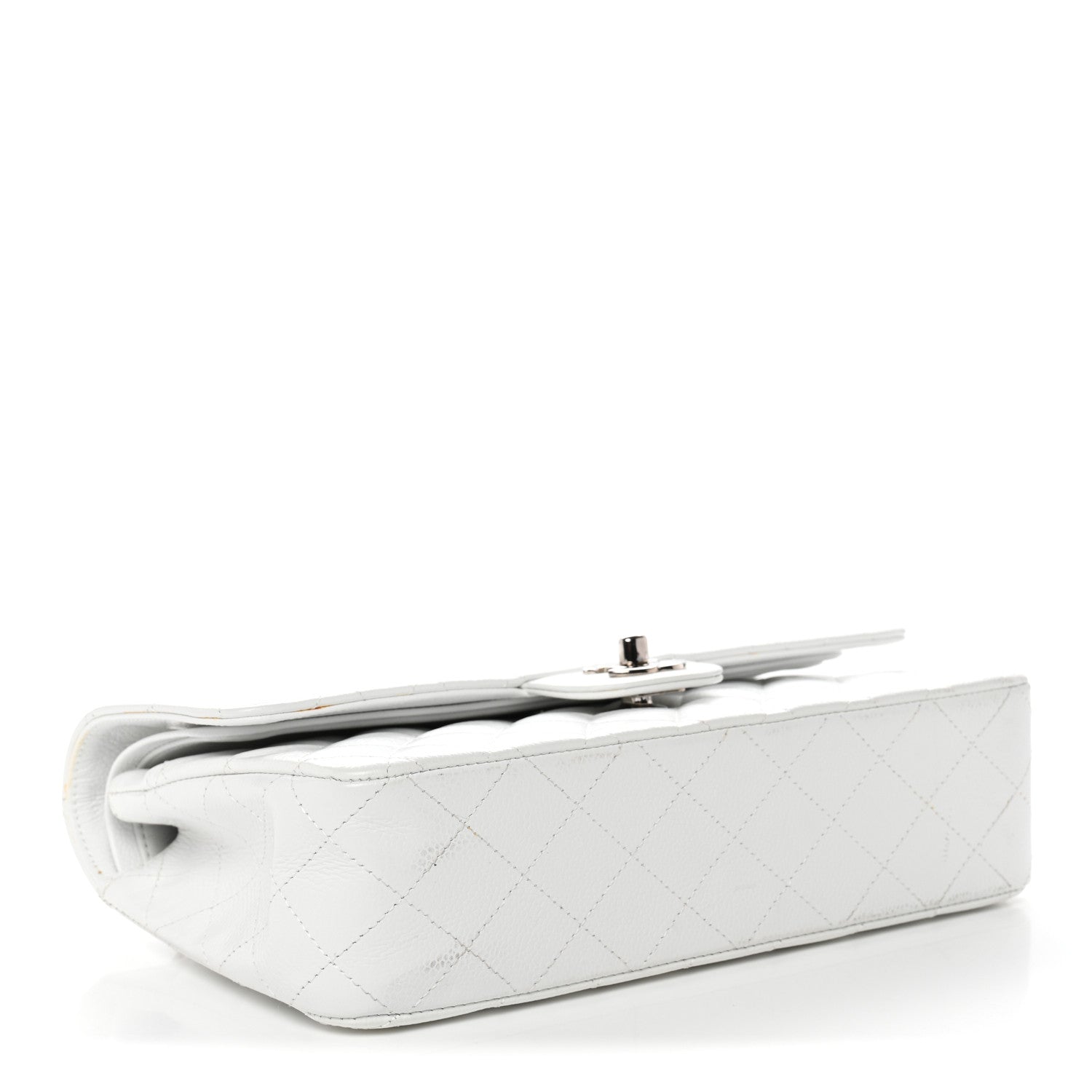 Chanel Caviar Quilted Medium Double Flap White