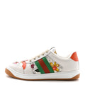 Gucci Sepang Flora Faded Canvas Web Womens Screener Sneakers 36.5 White