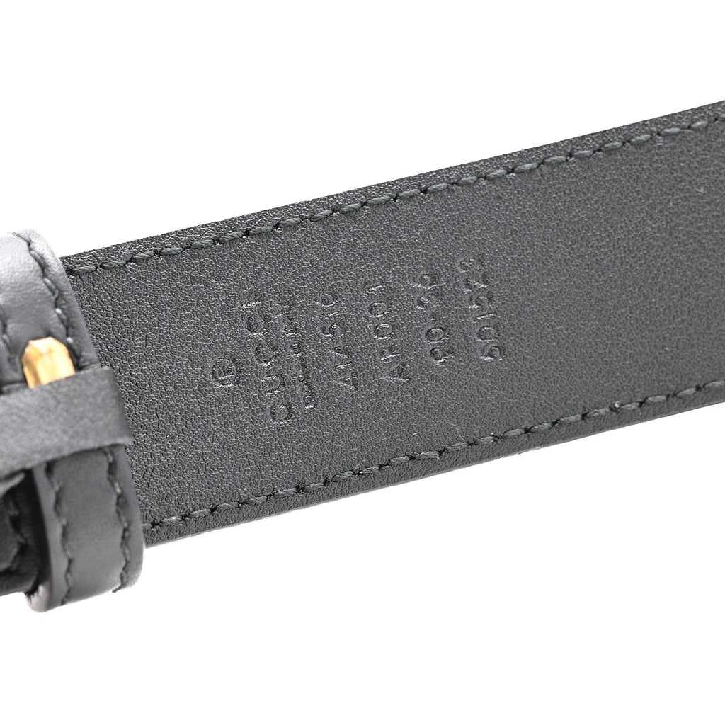 Gucci Calfskin Double G 30mm Belt 90 36 Black
