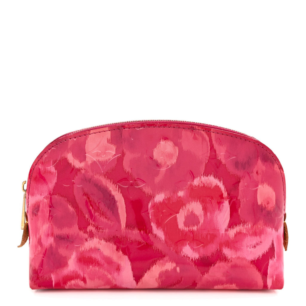 Louis Vuitton Vernis Ikat Cosmetic Pouch Rose Indien