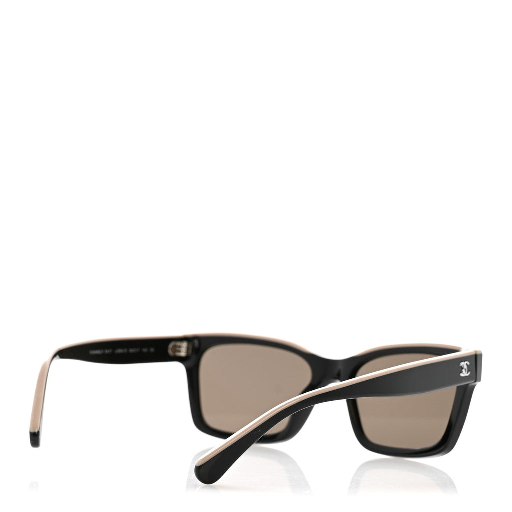 Acetate Square Sunglasses 5417-A Black