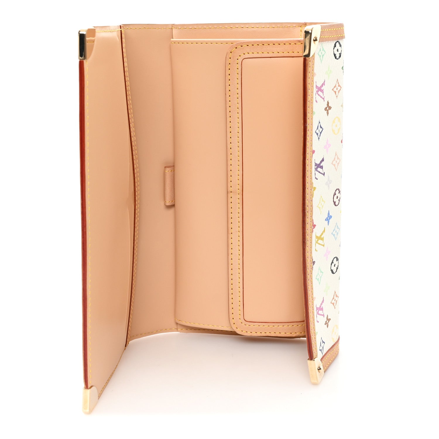 Louis Vuitton Monogram Multicolor Porte Tresor International Wallet White