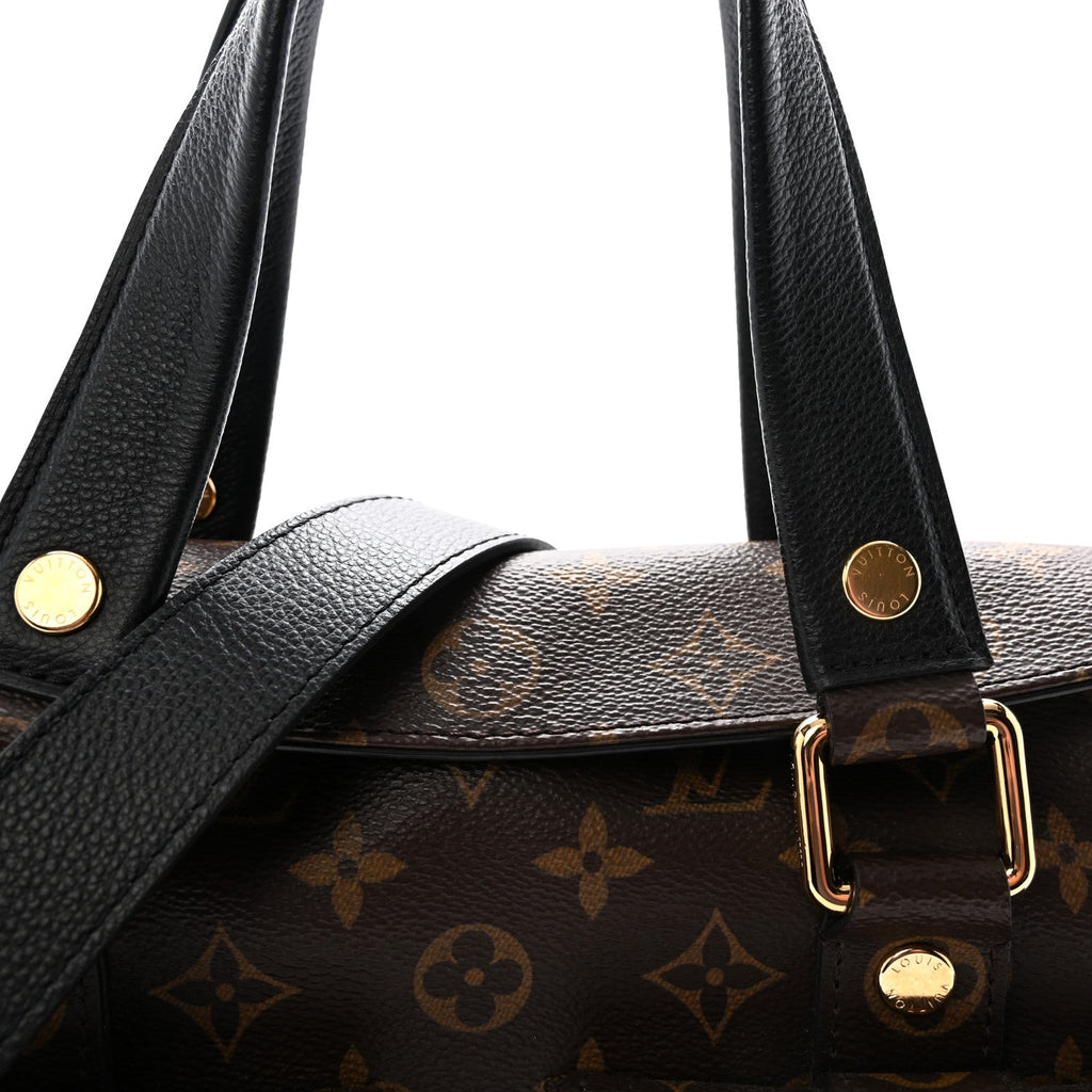 Louis Vuitton Monogram Manhattan NM Black
