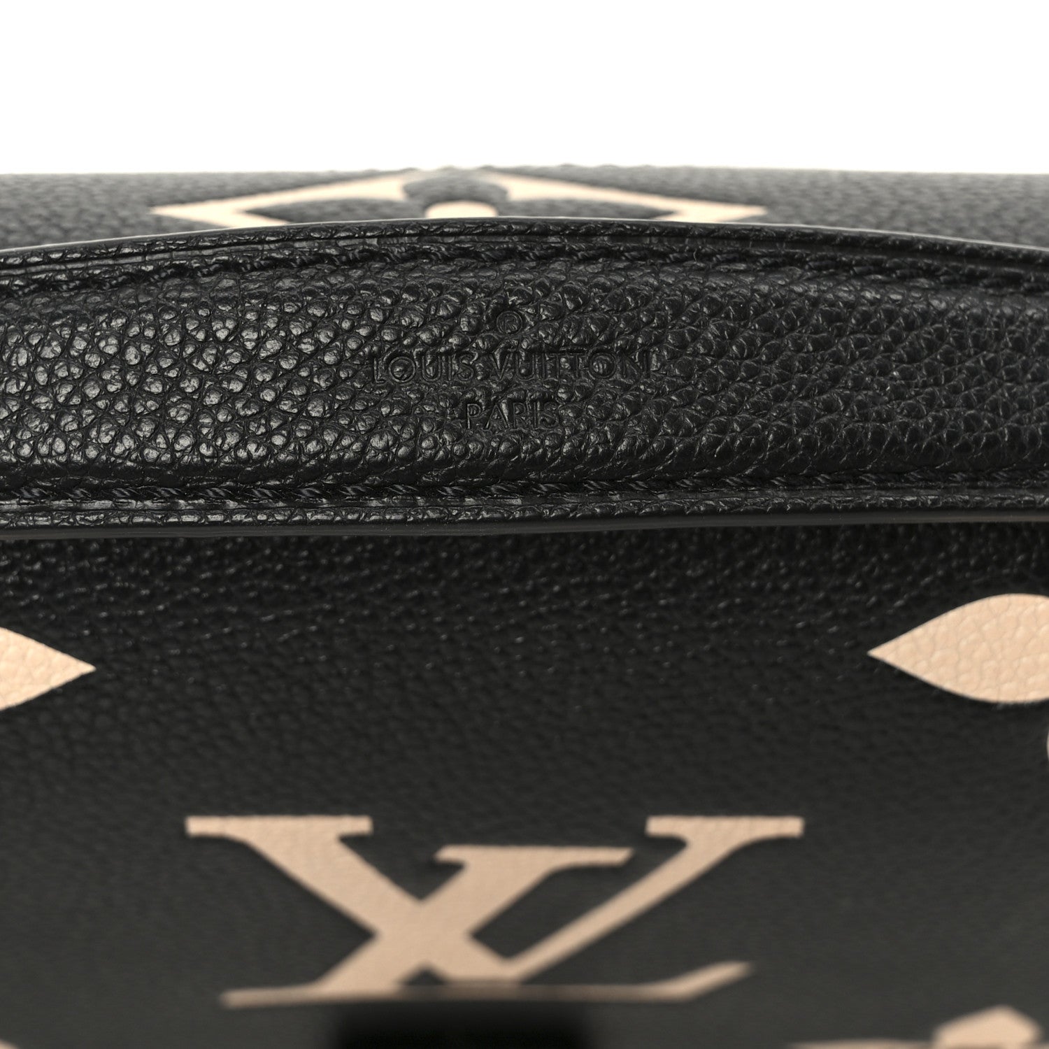 Louis Vuitton Empreinte Monogram Giant Pochette Metis Black Beige