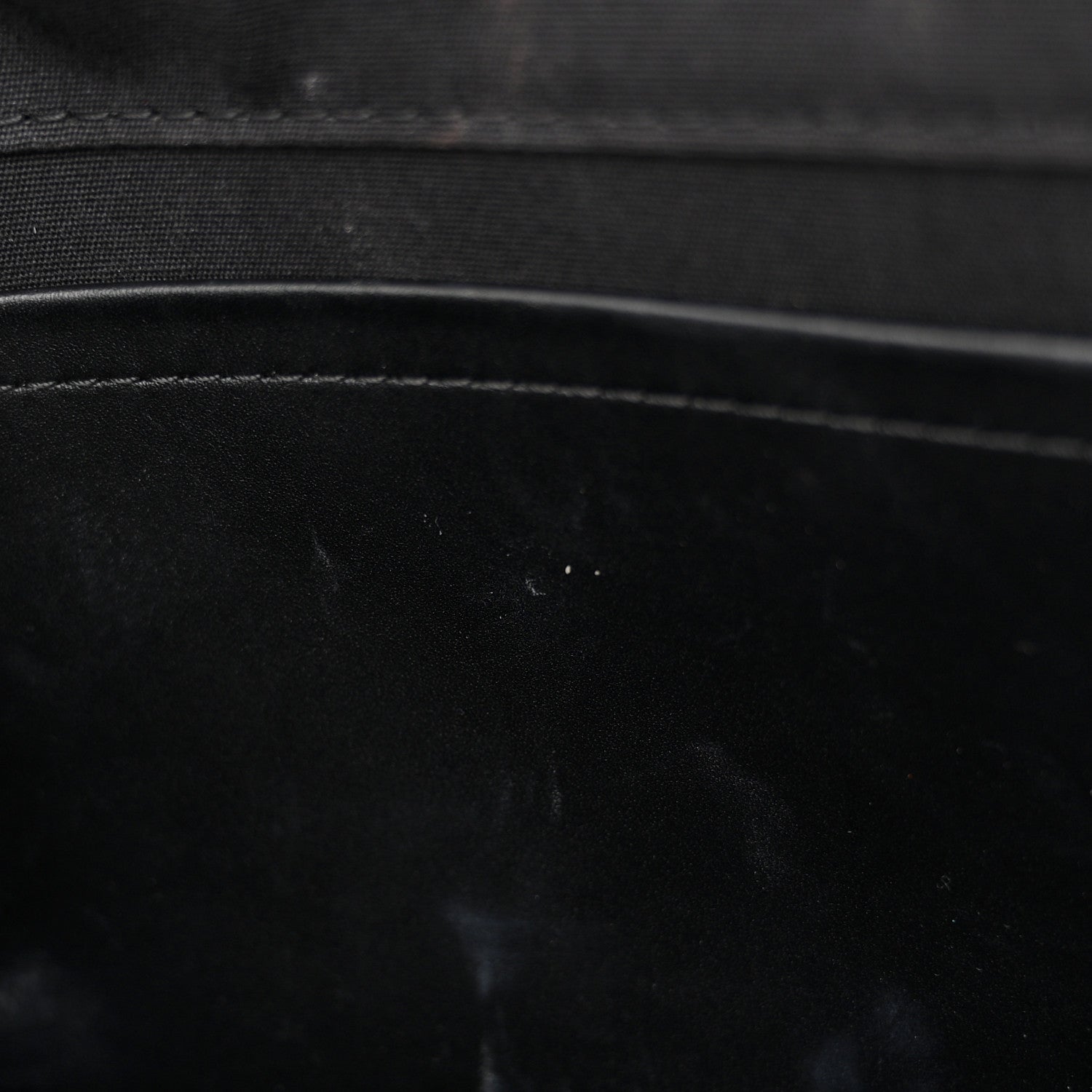 Louis Vuitton Patent Louise Clutch Black