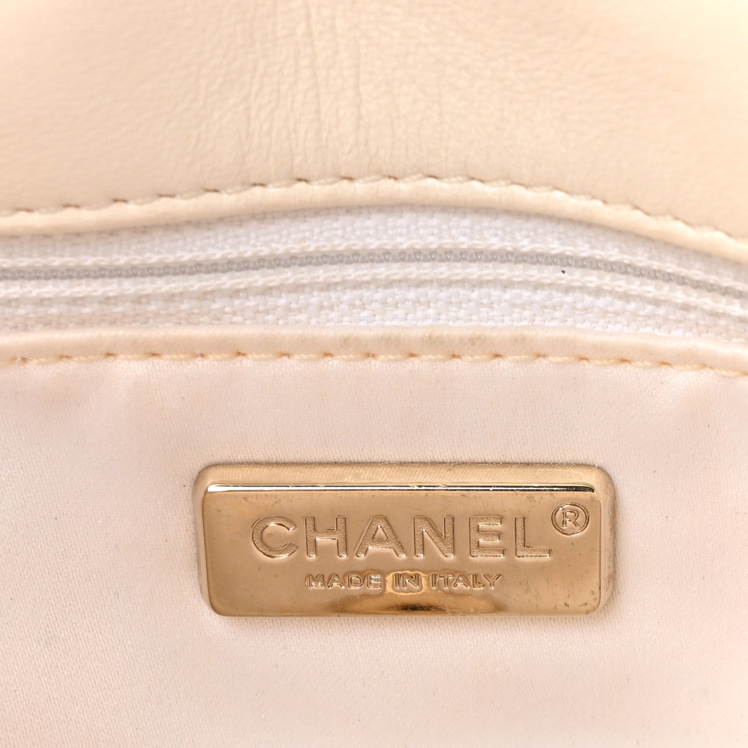 Chanel Sequin Small Single Flap White