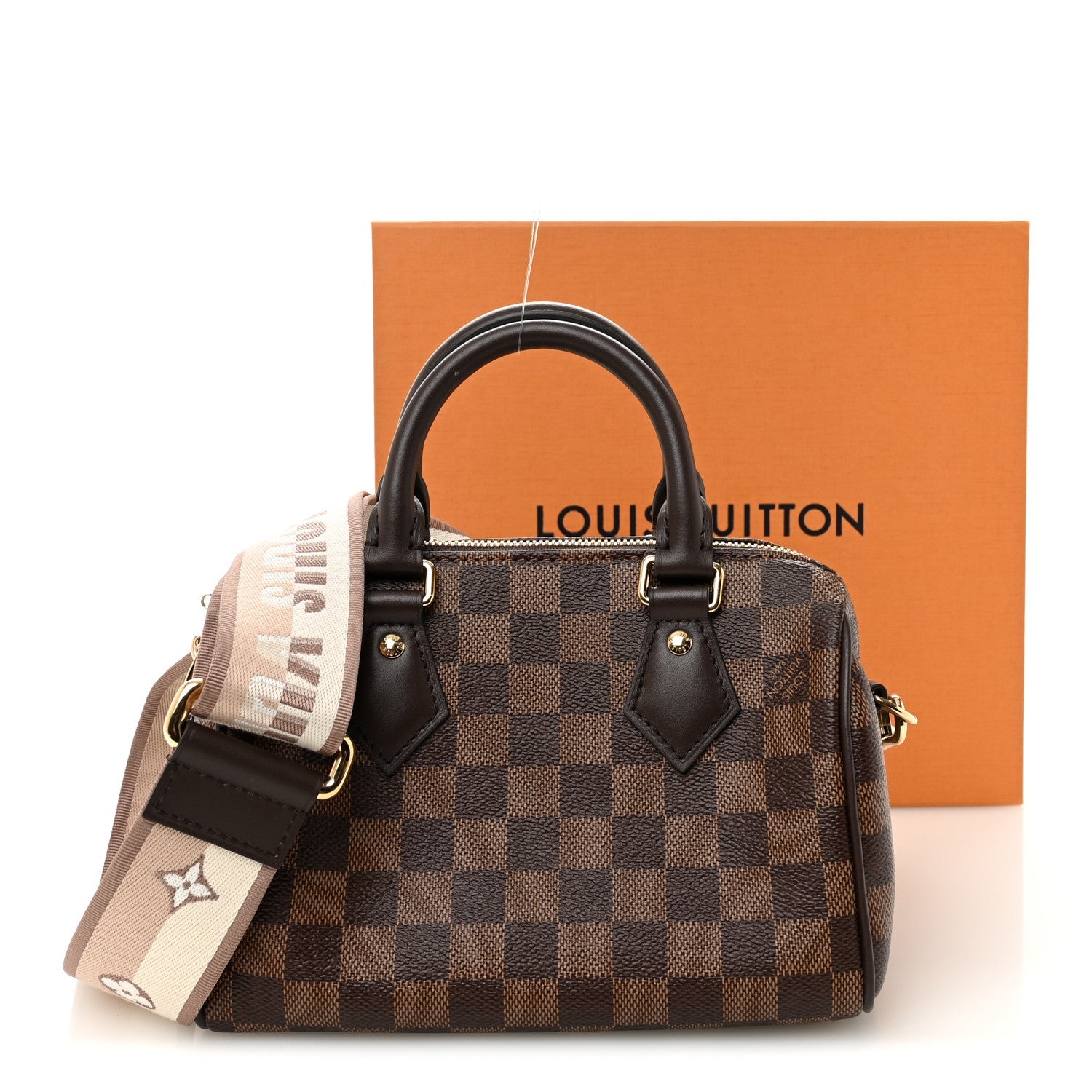 Louis Vuitton Damier Ebene Speedy Bandouliere 20