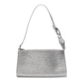 Louis Vuitton Epi Pochette Accessories Metallic Silver