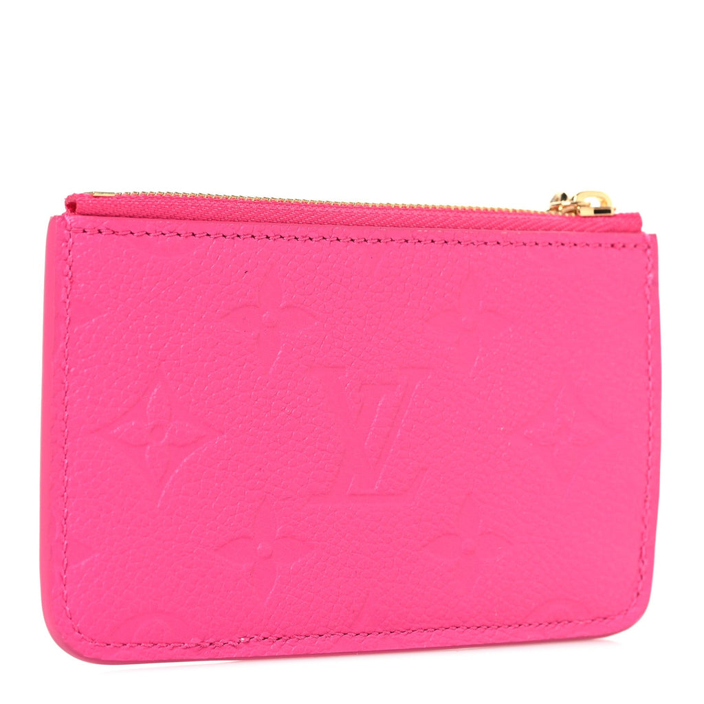 Louis Vuitton LV X TM Monogram Romy Card Holder Kawaii Pink