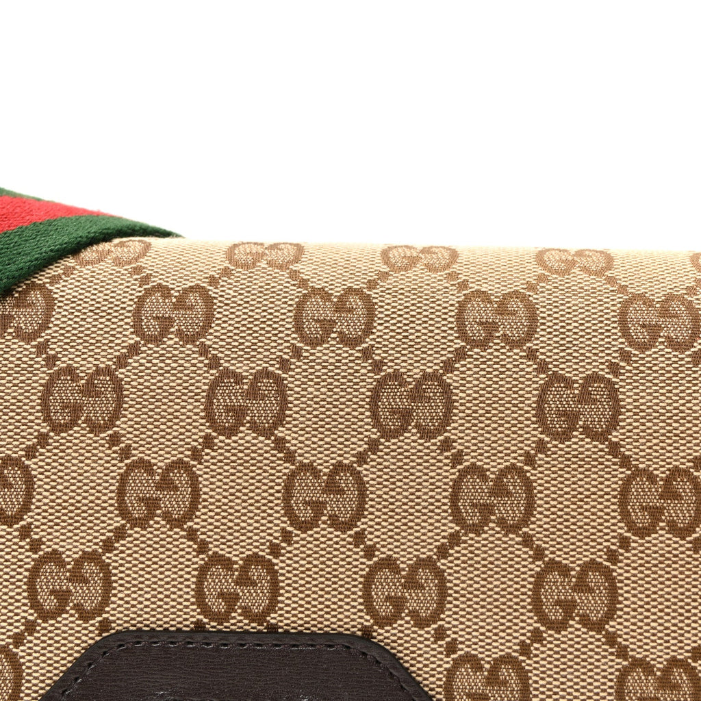Gucci GG Monogram Medium Luce Shoulder Bag Beige Ebony