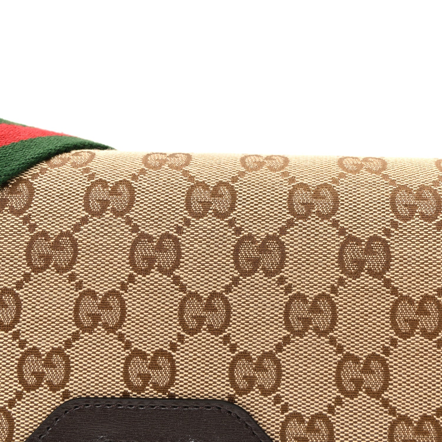 Gucci GG Monogram Medium Luce Shoulder Bag Beige Ebony