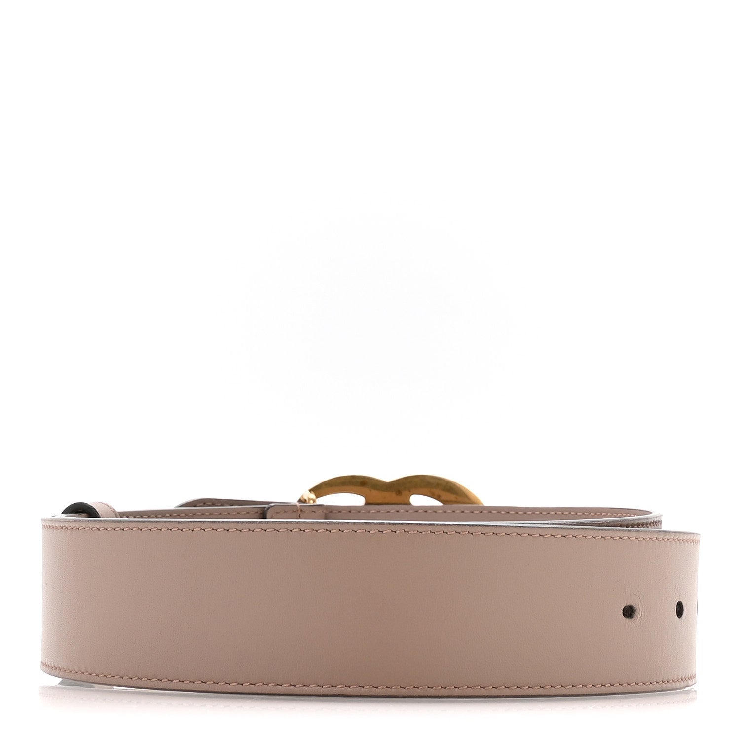 Gucci Calfskin Double G 40mm Belt 95 38 Porcelain Rose