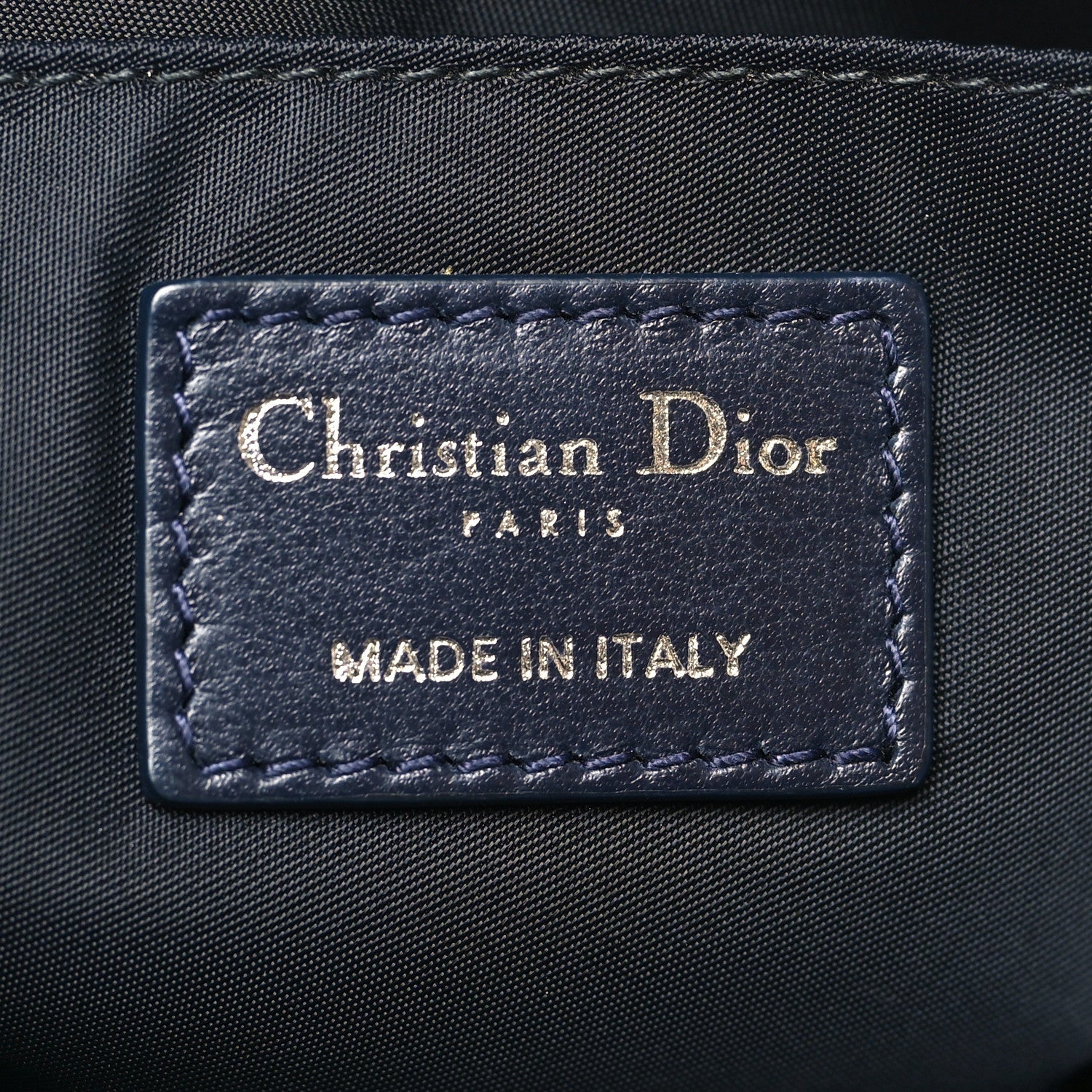 Christian Dior Oblique Calfskin Small Kids' Multifunctional Bag Beige Black