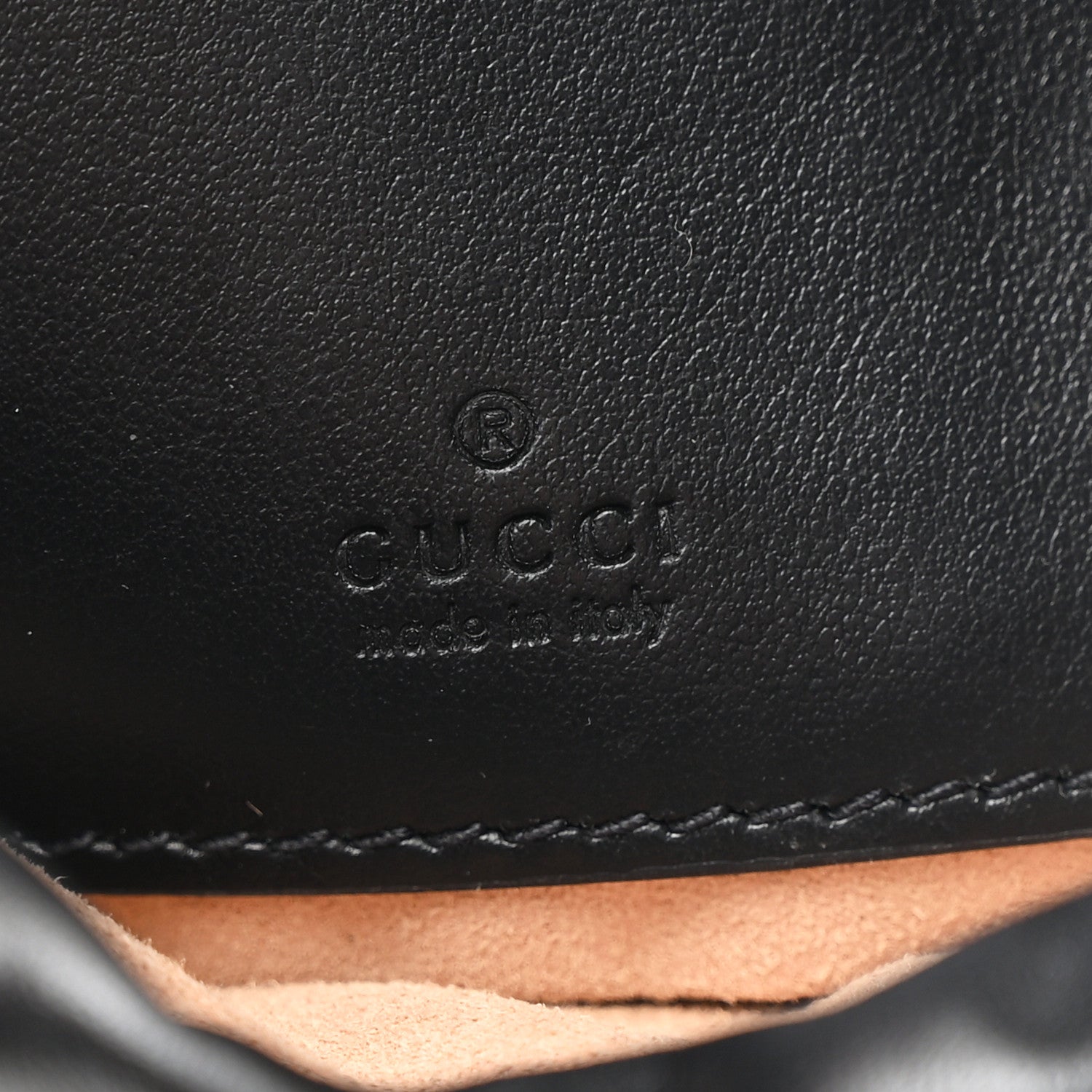 Gucci Calfskin Matelasse Mini GG Marmont 2.0 Bucket Bag Black