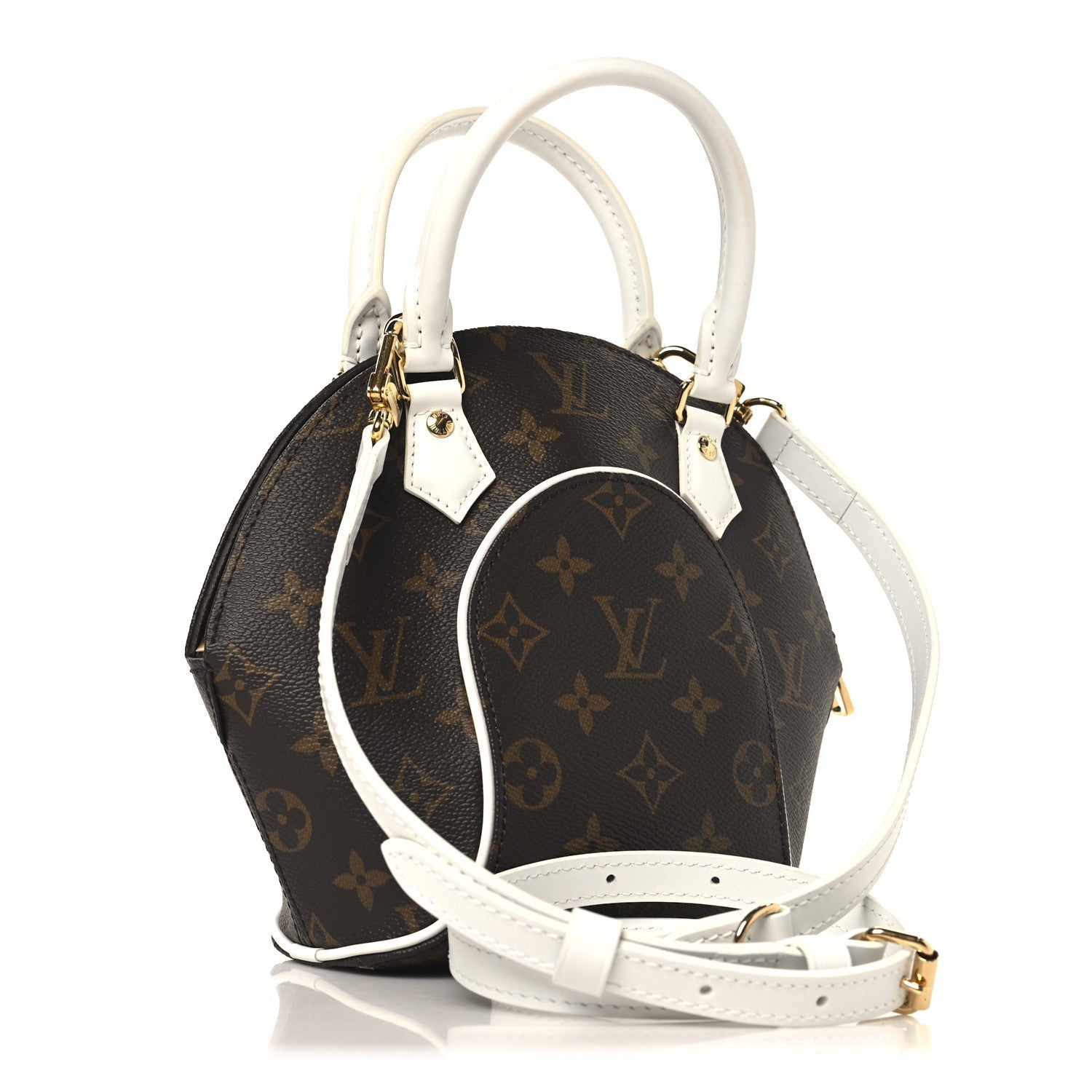 Louis Vuitton Monogram LV Match Ellipse BB White