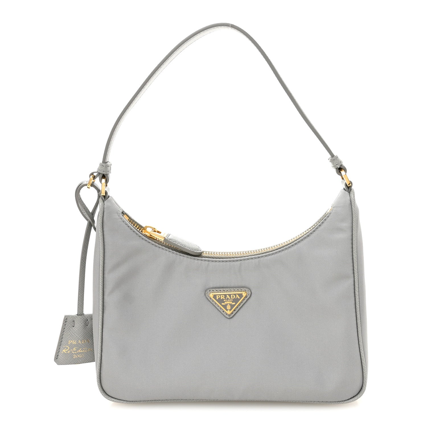 Prada Re-Nylon Saffiano Mini Re-Edition 2005 Bag Cloudy