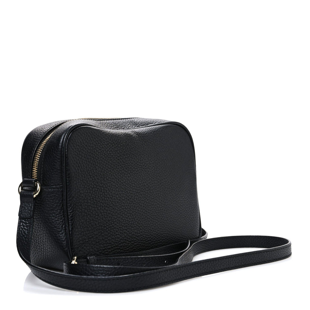Gucci Pebbled Calfskin Small Soho Disco Bag Black