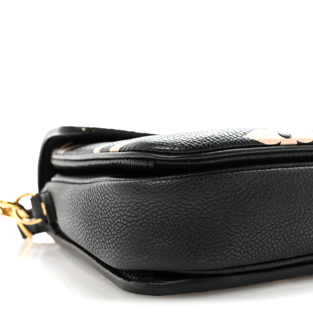 Louis Vuitton Empreinte Monogram Giant Pochette Metis Black Beige