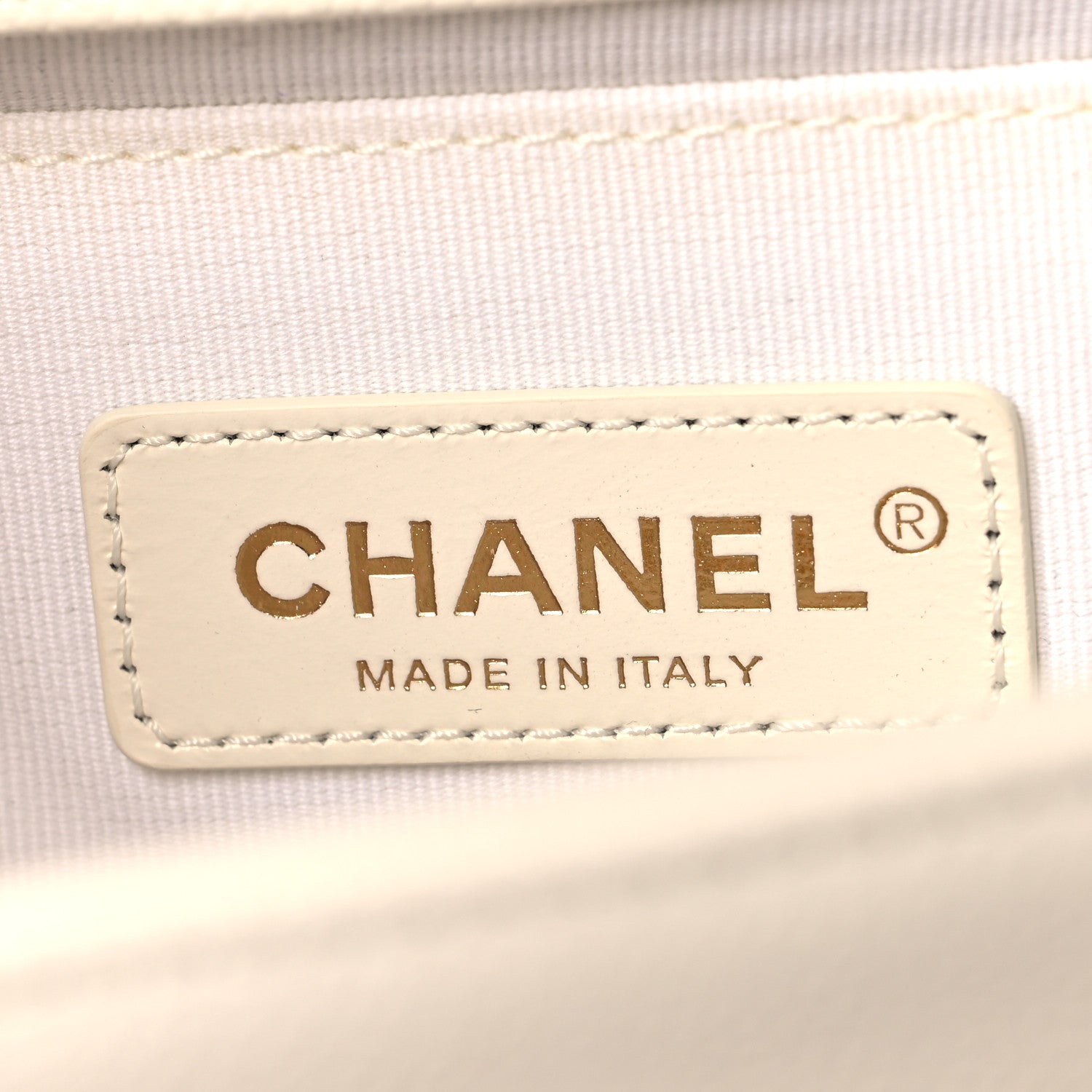 Chanel Caviar Quilted Medium Boy Flap White