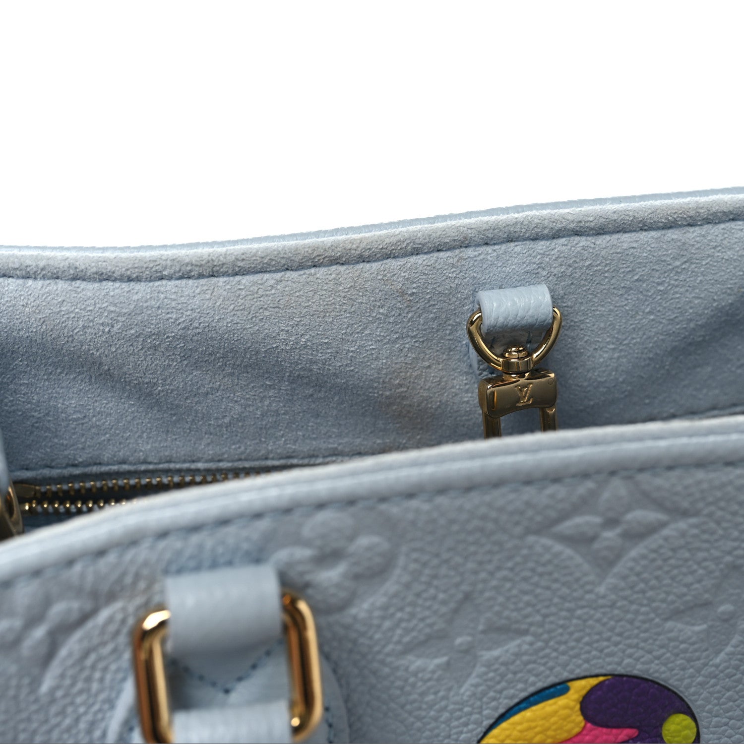 Louis Vuitton LV X TM Empreinte Monogram Superflat Onthego PM Washed Blue