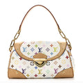 Louis Vuitton Monogram Multicolor Beverly MM White