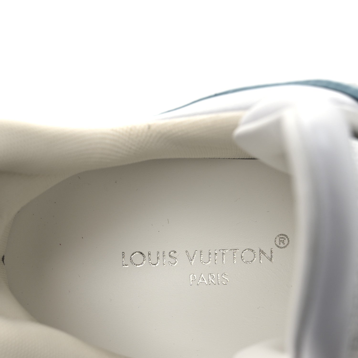 Louis Vuitton Calfskin Technical Nylon LV Archlight Sneakers 38 White Blue Gris