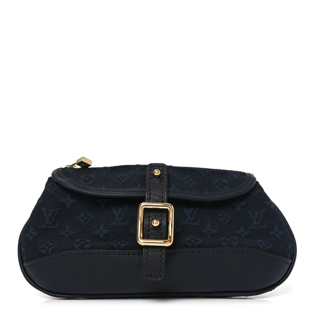 Louis Vuitton Mini Monogram Anne Sophie Pochette Clutch Bleu