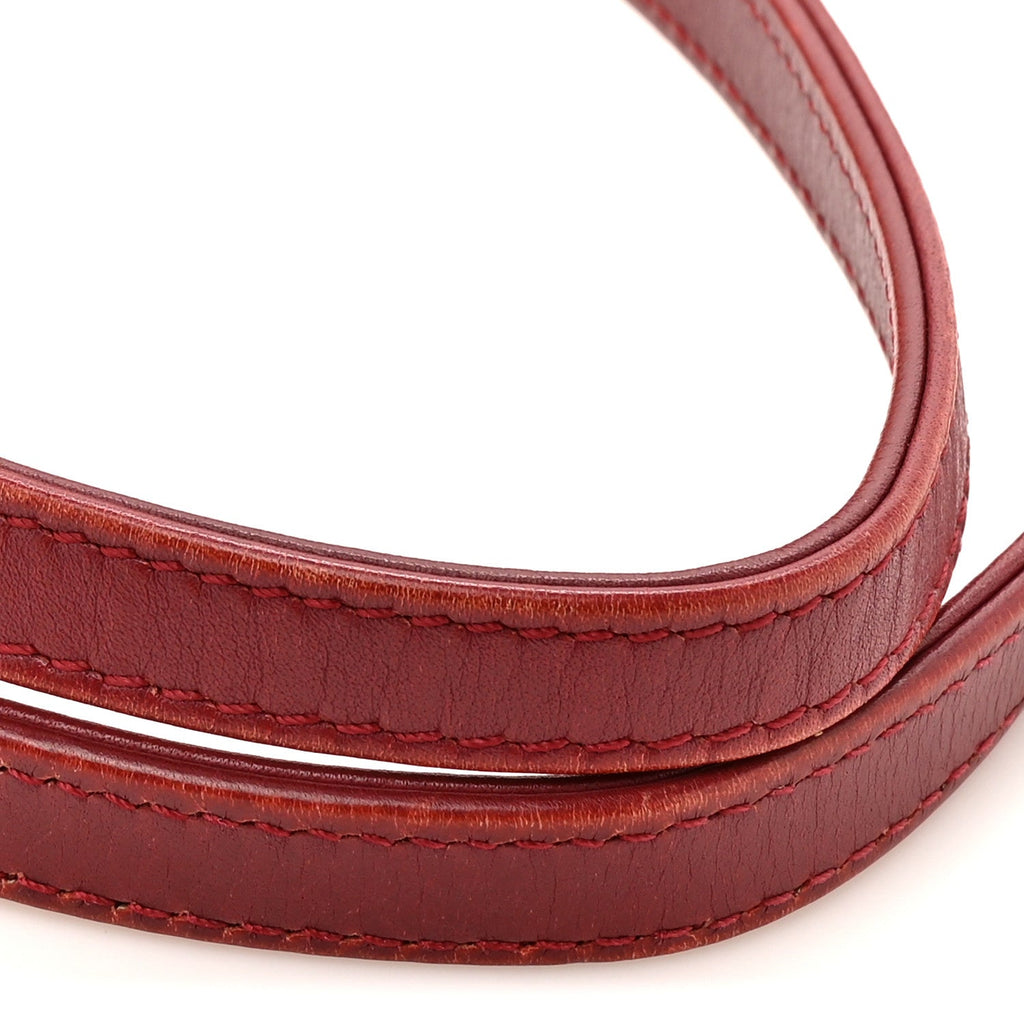 Chanel Canvas Mini Deauville Tote Red