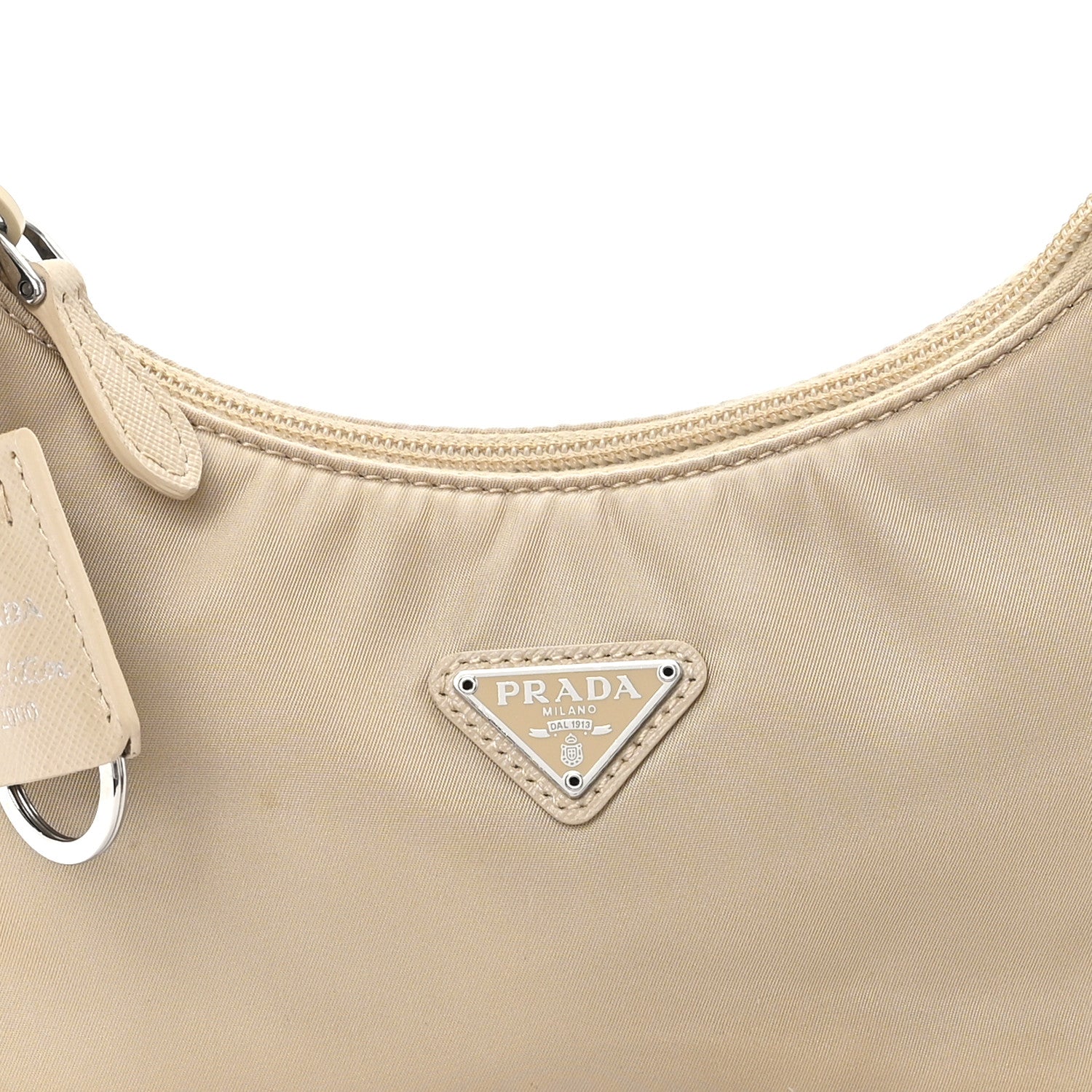 Prada Re-Nylon Saffiano Mini Re-Edition 2000 Bag Deserto