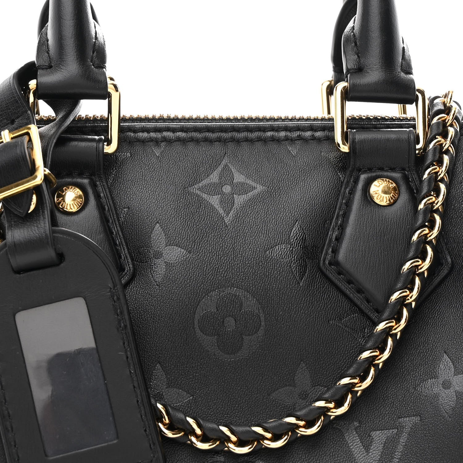 Louis Vuitton Monogram Ink Speedy BB Black