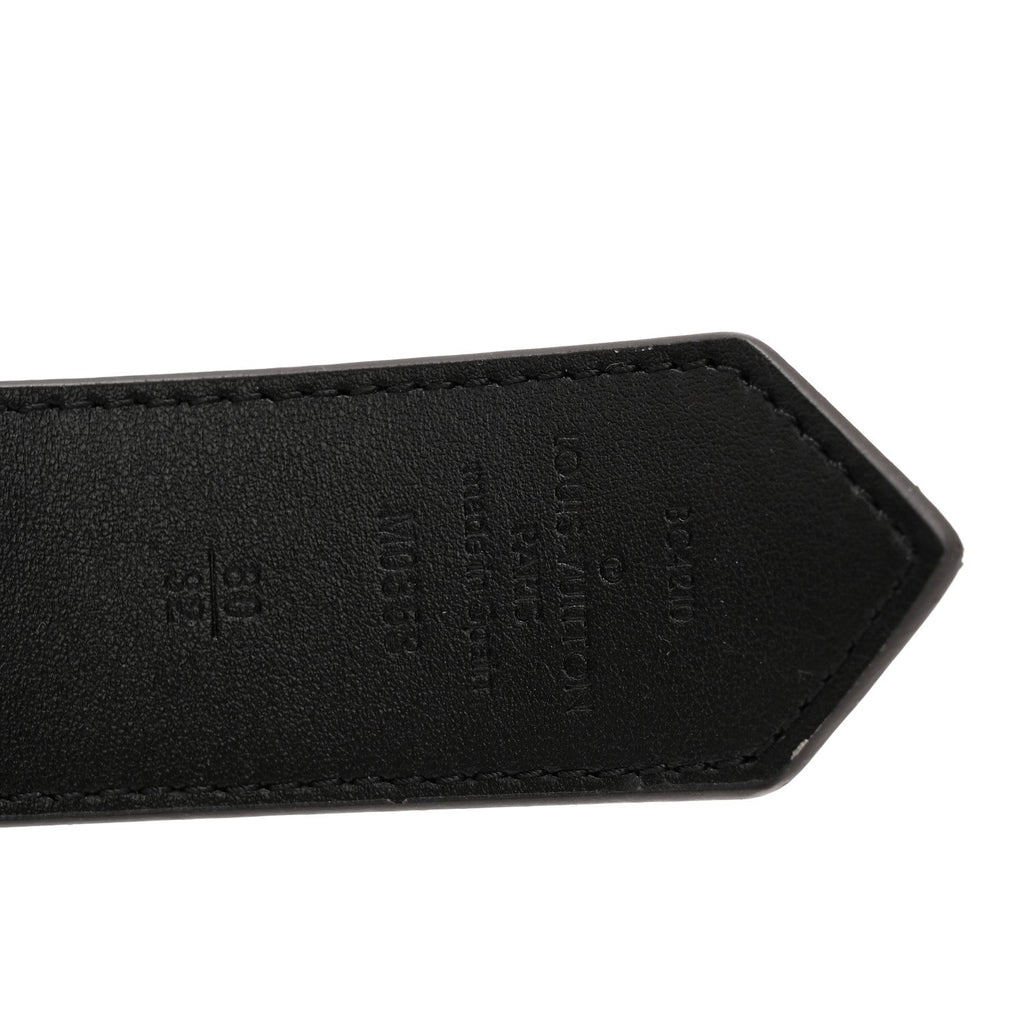 Louis Vuitton Monogram Calfskin 35mm LV Circle Reversible Belt 80 32 Black