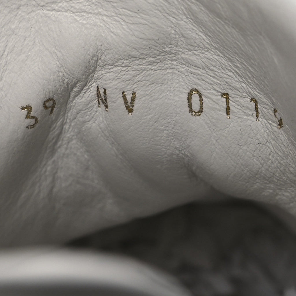 Louis Vuitton Calfskin Monogram Denim Run Away Sneakers 39 White