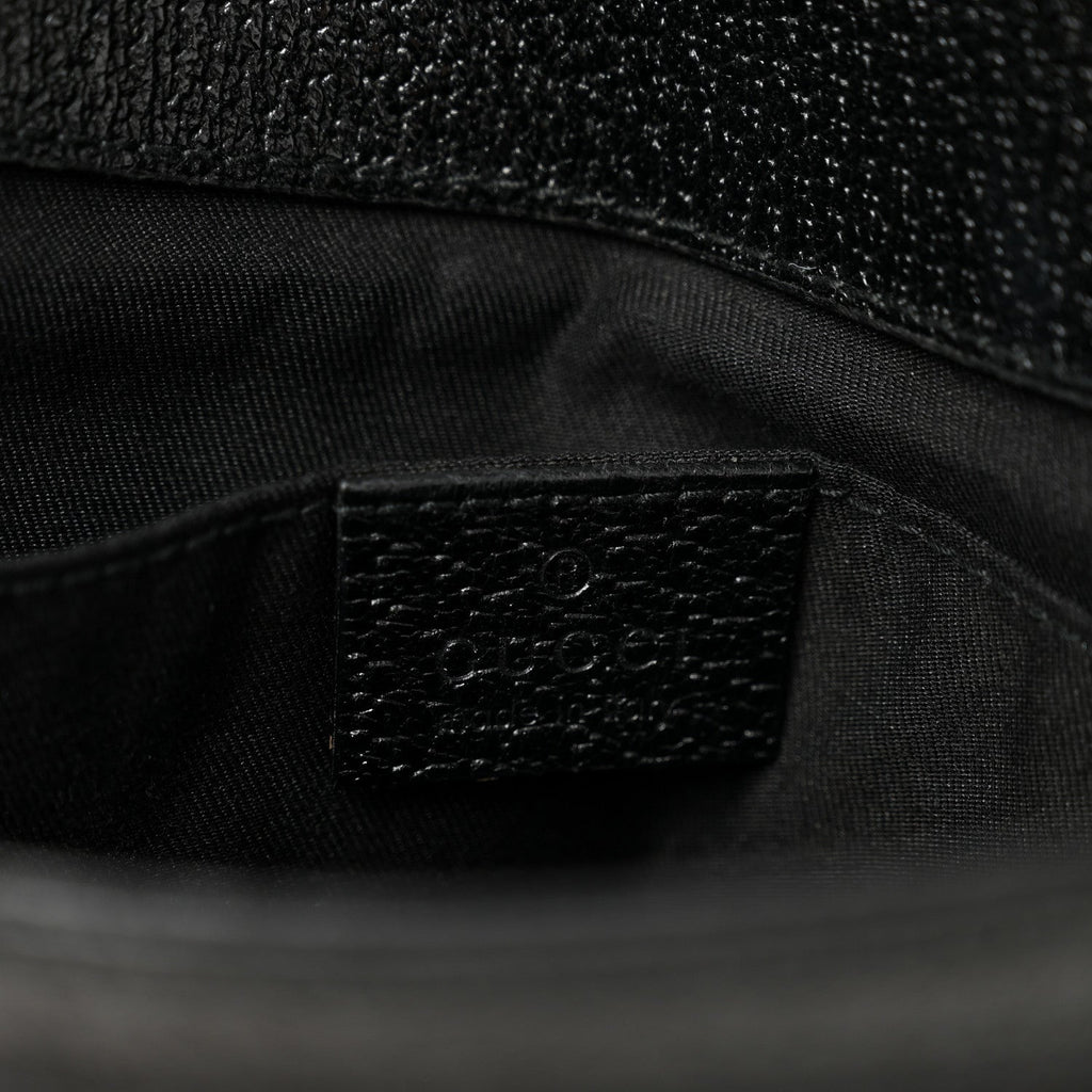 Gucci Monogram Bamboo Chain Bag Black