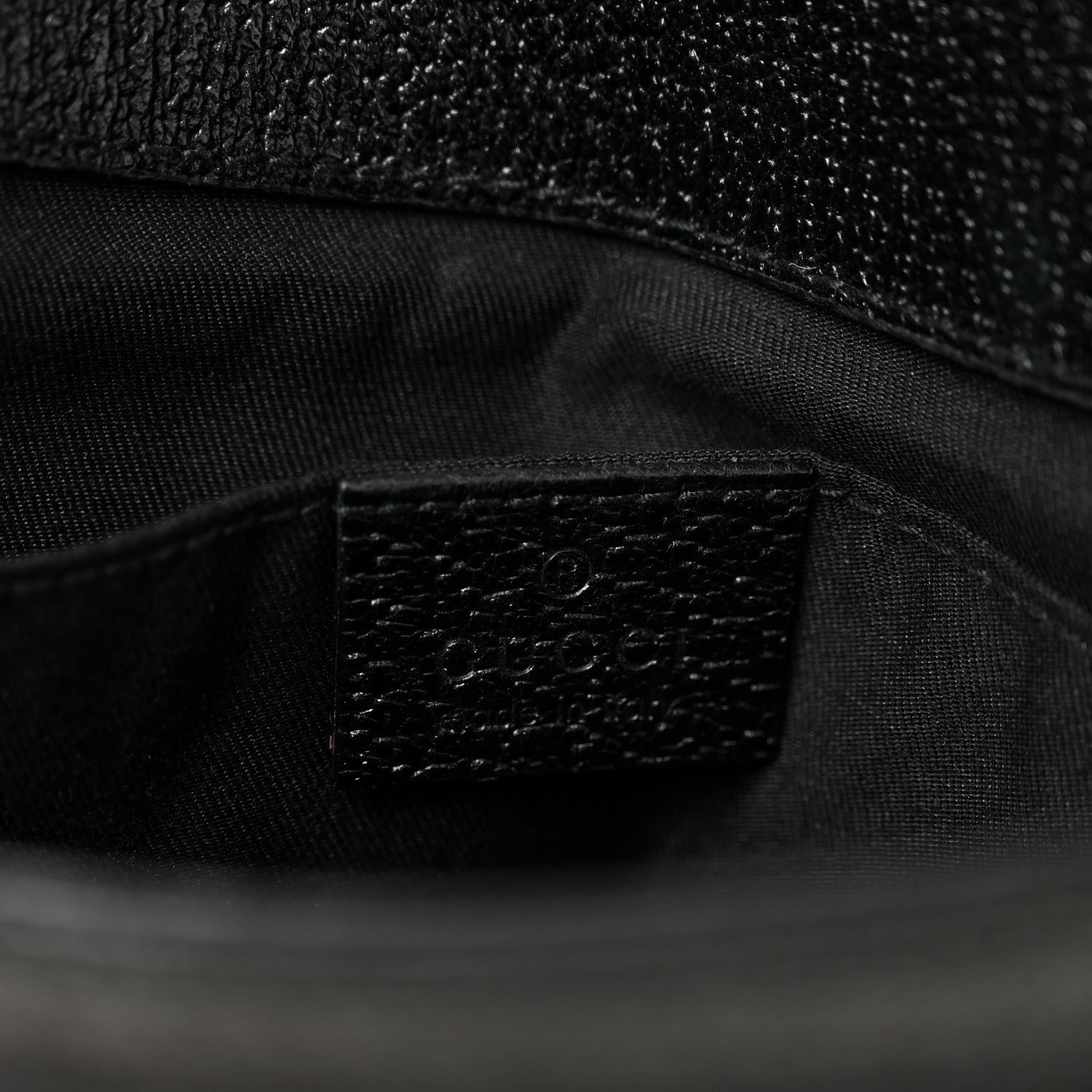 Gucci Monogram Bamboo Chain Bag Black