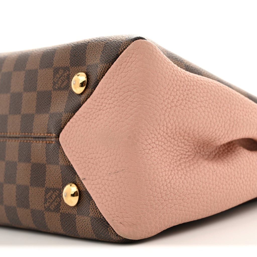 Louis Vuitton Damier Ebene Cuir Taurillon Brittany Magnolia