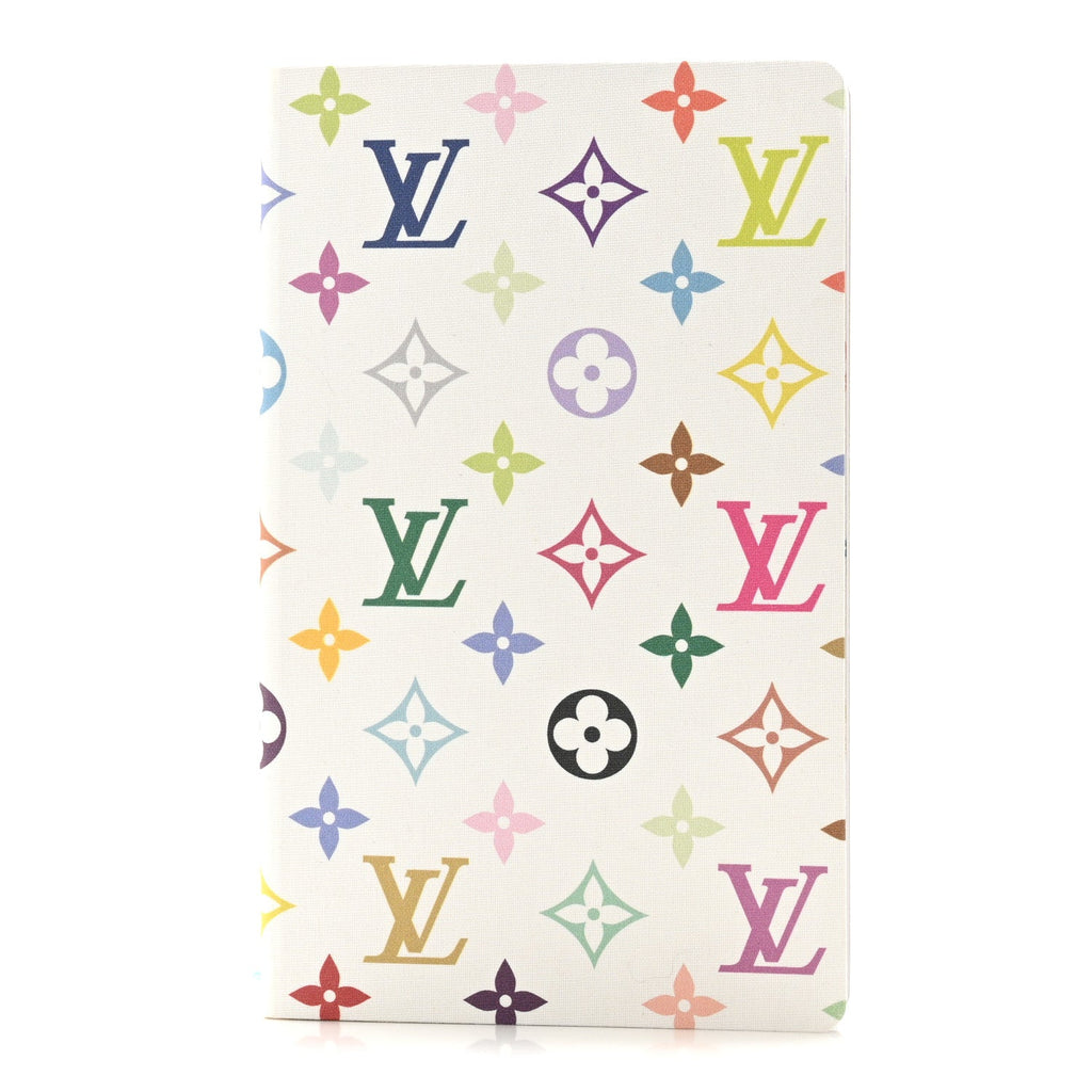 Louis Vuitton LV x TM Monogram Multicolor Jane Notebook MM White