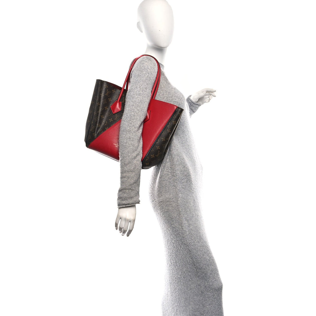 Louis Vuitton Calfskin Monogram Kimono Tote Cherry