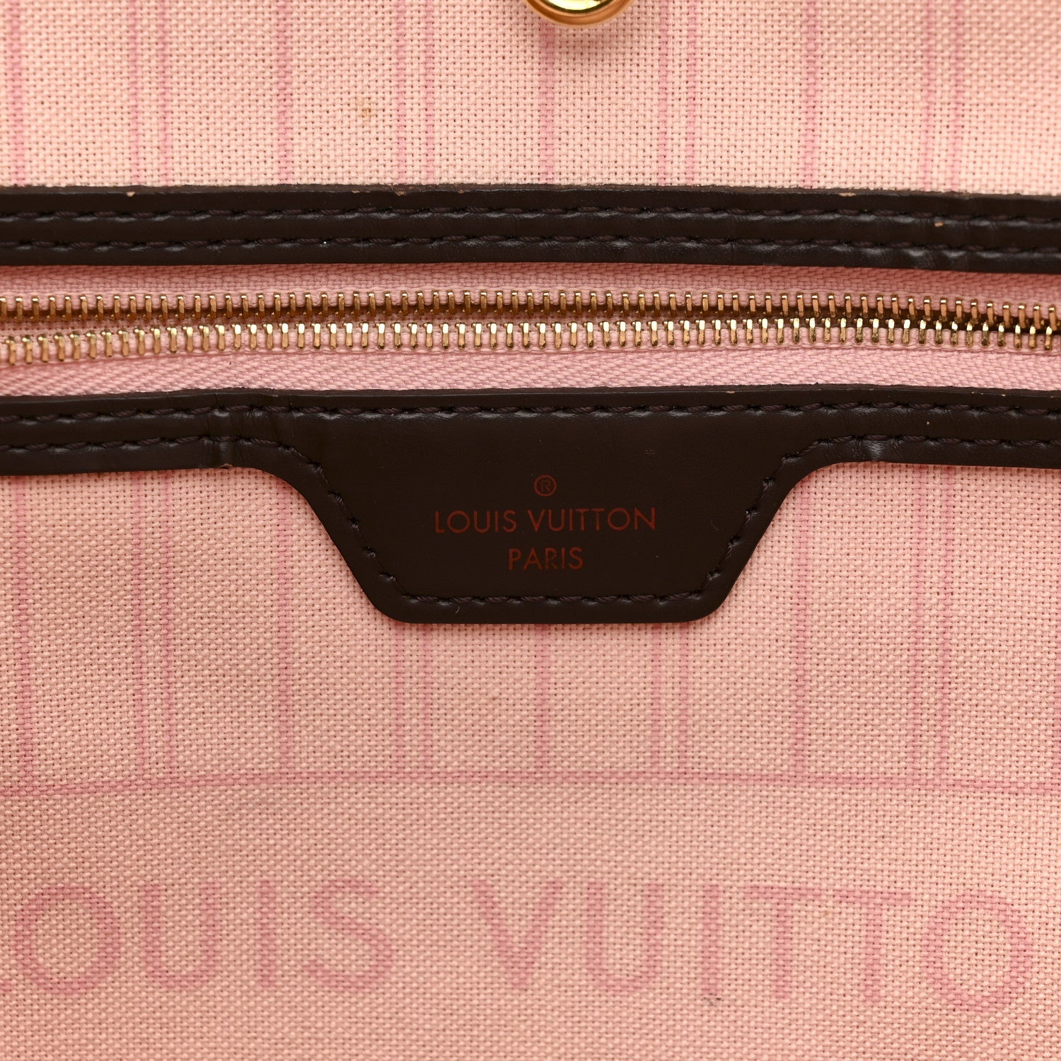 Louis Vuitton Damier Ebene Neo Neverfull MM Rose Ballerine