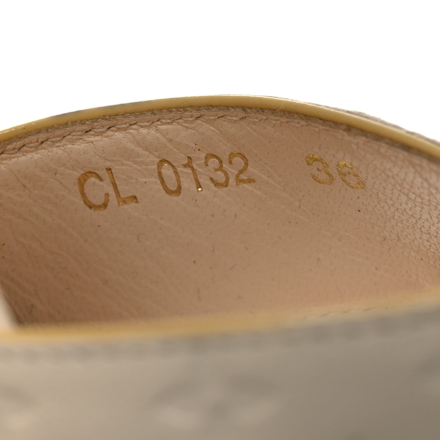Louis Vuitton Calfskin Monogram Embossed Espadrille Wedge Sandals 36 White