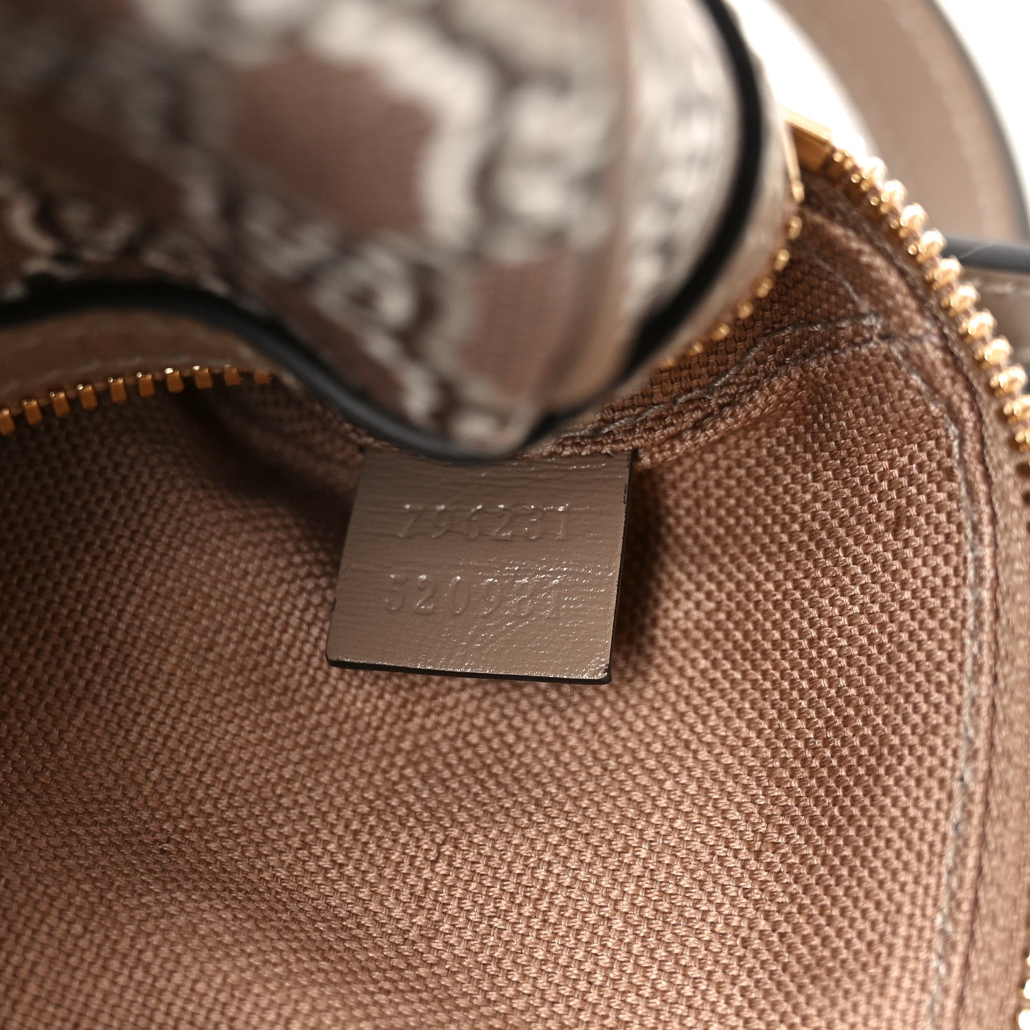 Gucci GG Shadow Monogram Mini Shoulder Bag Taupe