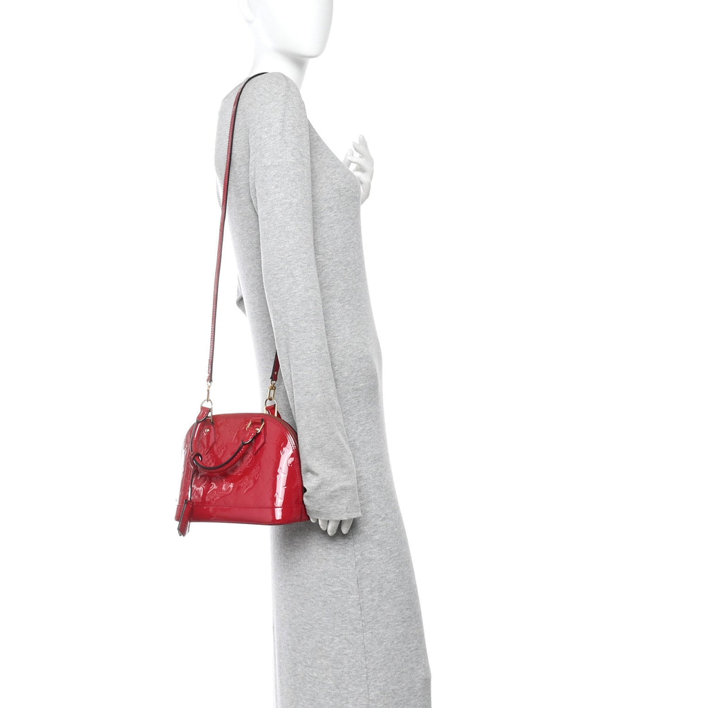 Louis Vuitton Vernis Alma BB Rose Indien